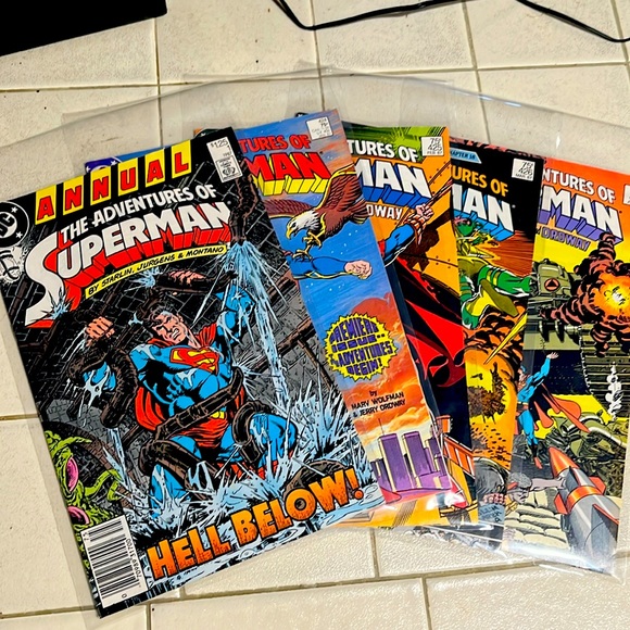 Vintage 1987 Adventures of Superman bundle - Picture 1 of 3